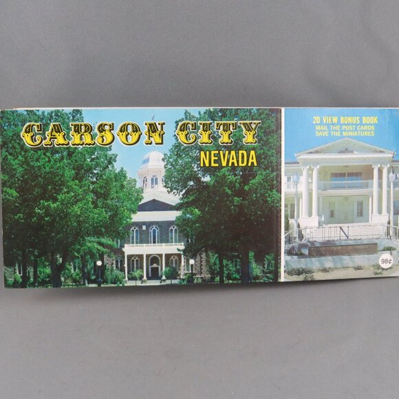 Vintage Postcard Set - Carson and Virginia City Nevada 10 Pack - Reno Tahoe Spec - Picture 11 of 11